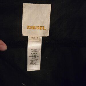 Diesel Womens Black Utility Jacket